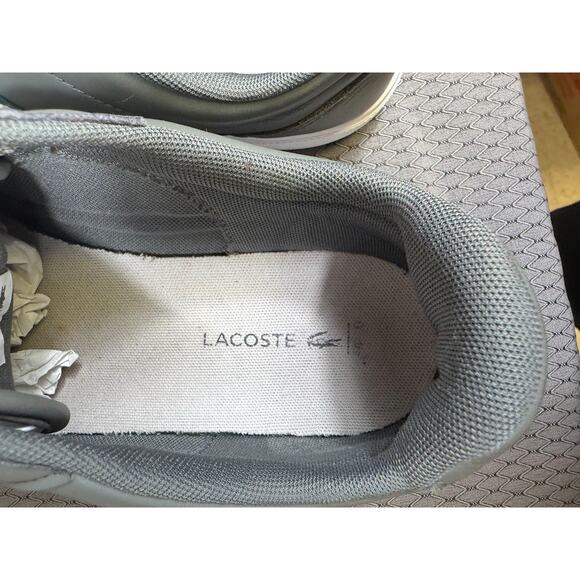 Lacoste Shoes Mens Size 8.5 Gray Green Logo Lace Up Casual Sneakers Low Top main image 10